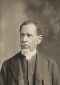 Cabinet card of Rev. G.H.S. Bell