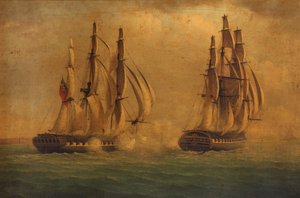 Action between HMS 