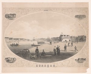 View of a Harbor in Curaçao by C. Parsons