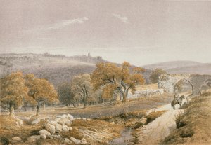 Samaria, Etching by Schacher by C. Schacher