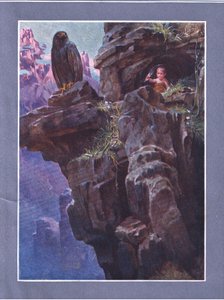 In the midst of inaccessible mountain heights, from The Child of the Air pub. by Duckworth