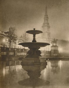 Night Rain Has Turned The Pavements To A Pool of Reflections, c1935 by Calkin