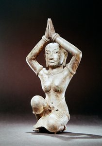 Kneeling female by Cambodian