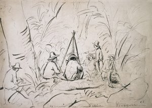 Excursion to Mont Avila, Venezuela by Camille Jacob Pissarro