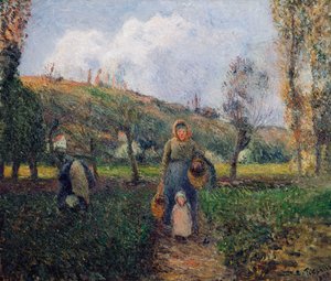 Peasant and Child Returning from the Fields, Pontoise
