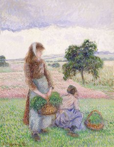 Peasants Carrying Baskets, 1888