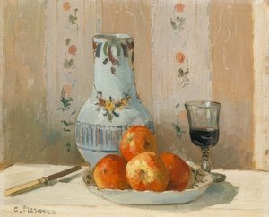 Still Life with Apples and Jug. 1872