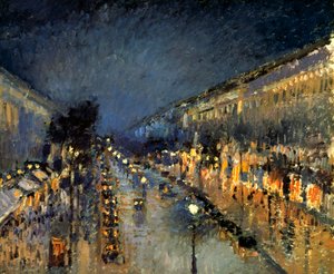 The Boulevard Montmartre at Night, 1897