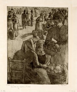 The Vegetable Market at Pontoise, 1891