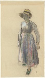A Peasant Girl in a Straw Hat, c. 1892
