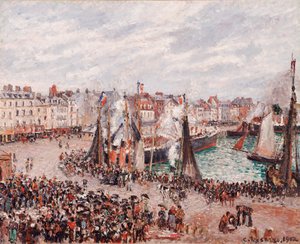 The Fish Market, Dieppe: Grey Weather, Morning