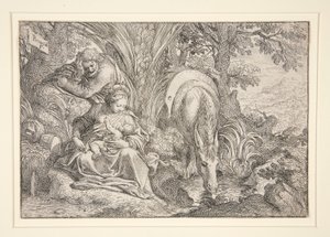 Rest on the Flight into Egypt by Camillo Procaccini