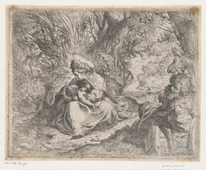Rest on the Flight into Egypt by Camillo Procaccini