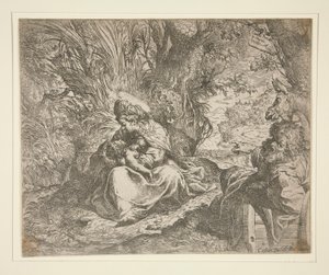 Rest on the Flight into Egypt by Camillo Procaccini