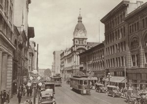 Hastings Street and Post Office by Canadian Photographer