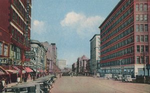 Portage Avenue looking East, Winnipeg, Manitoba, Canada by Canadian Photographer