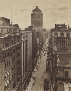 St James Street, the Banking and Business Center by Canadian Photographer