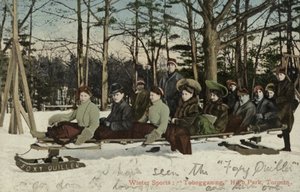 Tobogganing, High Park, Toronto, Canada by Canadian Photographer