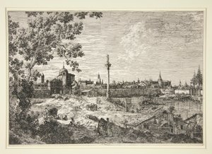 Imaginary View of Padua, from the series Vedute (Views) by Canaletto (Giovanni Antonio Canal)