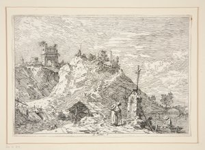 Landscape with the Pilgrim at Prayer, from the series Views