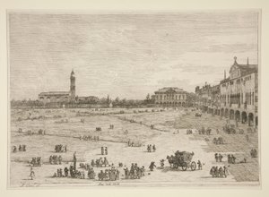 Prato della Valle, from the series Views by Canaletto (Giovanni Antonio Canal)