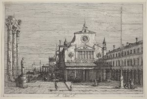Imaginary View of S. Giacomo di Rialto by Canaletto
