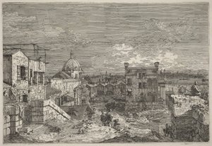 Imaginary View of Venice by Canaletto