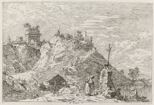 Landscape with the Pilgrim at Prayer, c. 1735-1746
