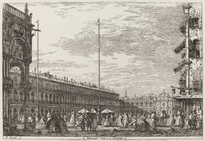 Le Procuratie niove e S. Ziminian V. [upper right] by Canaletto