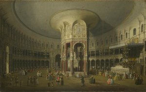 London: Interior of the Rotunda at Ranelagh, 1754