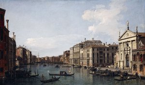 The Grand Canal, Venice, Looking South-East from San Stae to the Fabbriche Nuove di Rialto