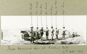 ANZAC Divisional Headquarters at Rashid Beck, October 1917
