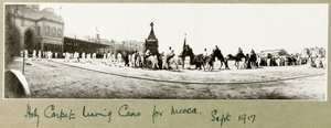 Holy Carpet leaving Cairo for Mecca, September 1917 by Capt. Arthur Rhodes