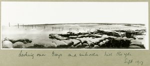 Looking over Gaza and Umbrella Hill, September 1917 by Capt. Arthur Rhodes