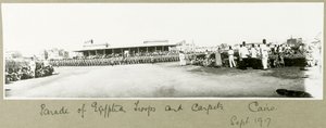 Parade of Egyptian Troops and Carpets, Cairo, September 1917