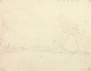 Distant View of Beaulieu, Hampshire by Capt. Thomas Hastings