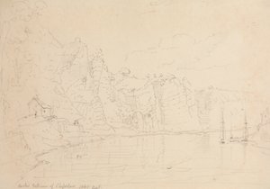 Entrance of Chepstow, September 1845 by Capt. Thomas Hastings