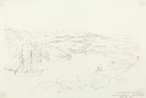 Saint Dogmaels from Cardigan on the Teifi, 8 September 1847