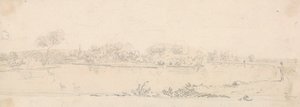 Sketch of a Landscape across the Water by Capt. Thomas Hastings
