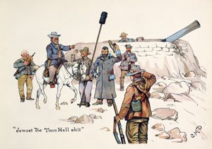 Jemoet die Town Hall skit (from The Leaguer of Ladysmith, 1900) by Captain Clive Dixon