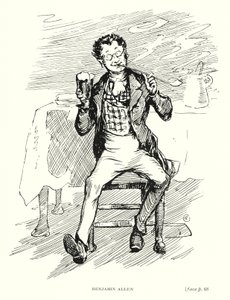 Dickens character: Benjamin Allen by Captain Edward Henry Handley Read