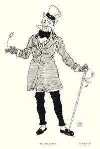 Dickens character: Mr Micawber by Captain Edward Henry Handley Read