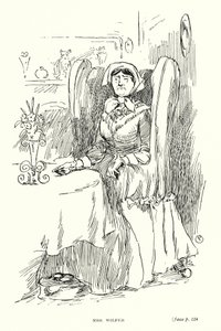 Dickens Character: Mrs Wilfer by Captain Edward Henry Handley Read