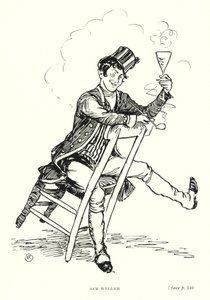 Dickens character: Sam Weller by Captain Edward Henry Handley Read