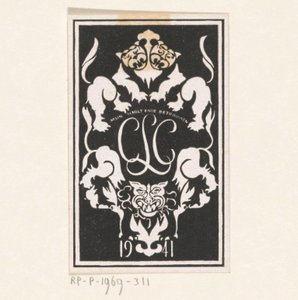 Ex Libris of Carel Lion Cachet