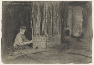 Basket Maker by Carel Adolph Lion Cachet