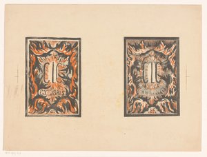 Two Bookplates of Carel Lion Cachet