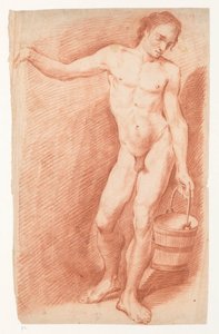 Naked Man with Bucket by Carel Brandes