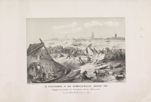 The Flood in the Bommelerwaard, January 1861 by Carel Christiaan Antony Last