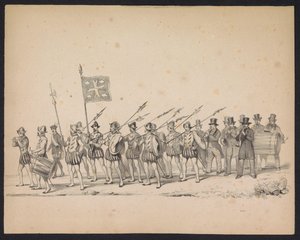 Masquerade of the Utrecht Students, 1846 (Plate 22)